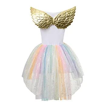 Unicorn Rainbow Sequin Tutu Dress