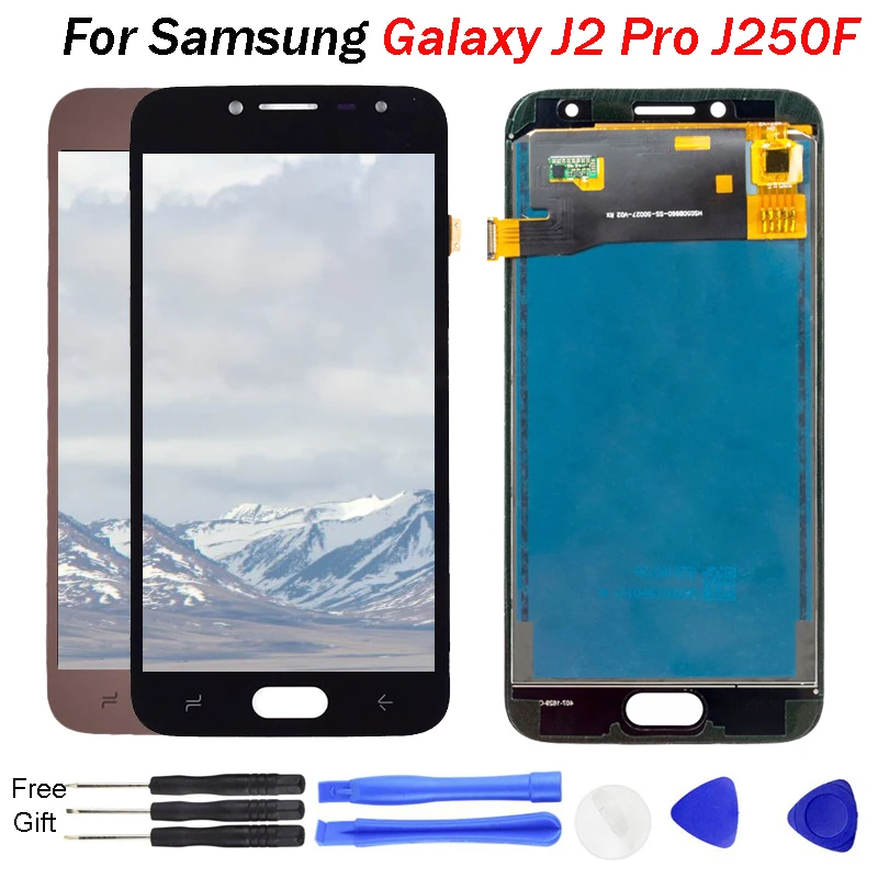Для Samsung Galaxy J2 pro 2018 ЖК-дисплей J250 J250F J250H lcd сенсорный экран дигитайзер сборка ЖК