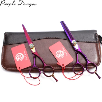 

1Set 5.5" 6" 440C Dog Grooming Kit Straight Scissors Thinning Shears Professional Pet Scissors Animal Shears Dropshipping Z1020