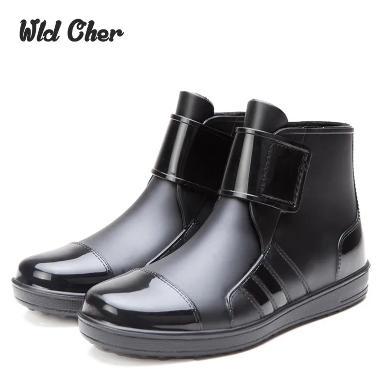 men's casual rain boots