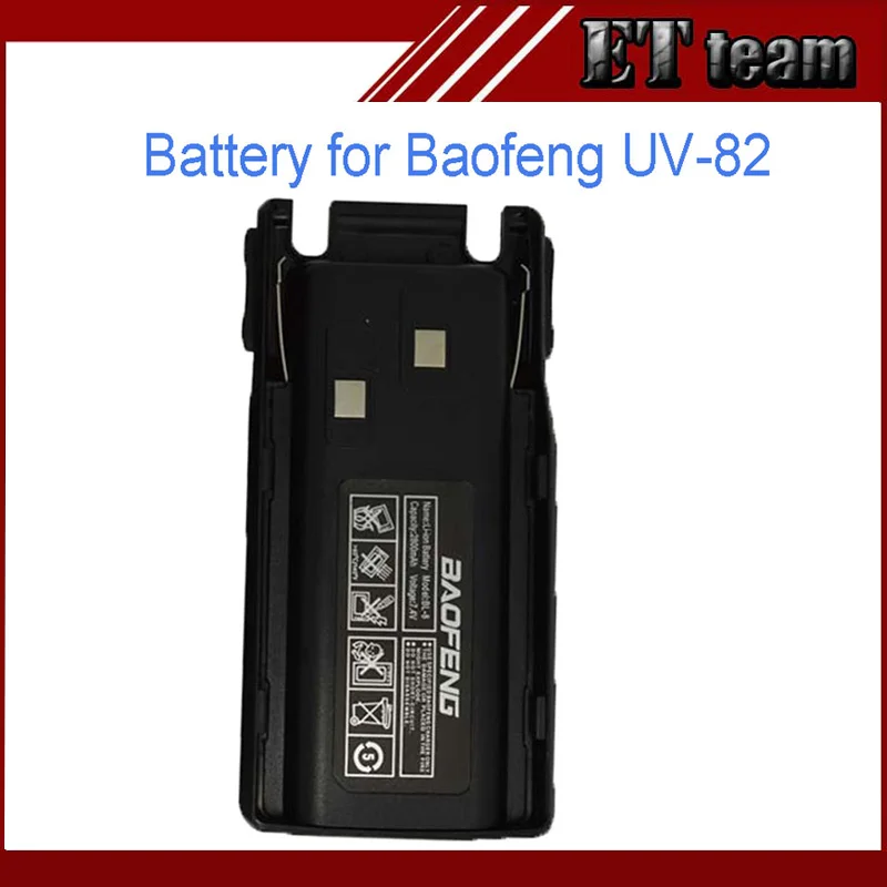 imágenes para Radio portátil 2800 mAh cargador de batería para radio de dos vías de Baofeng UV-82 uv 82 walkie talkie batería de li-ion imágenes para Radio portátil 2800 mAh cargador de batería para radio de dos vías de Baofeng UV-82 uv 82 walkie talkie batería de li-ion