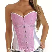 Горячая Прямая Сексуальное белье корсет банты Корсет без бретелей с стринги