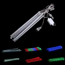 Светодиодный строка рождественское освещение метеоритный падающая звезда капли дождя сосулька снег светодиодный Рождественский свет шнура