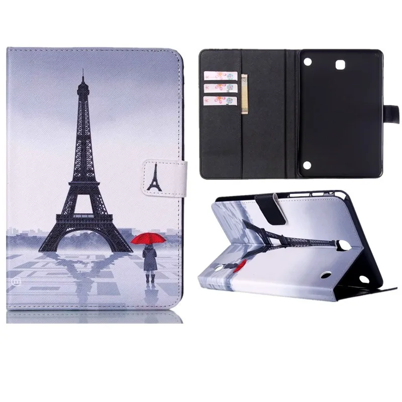 For Samsung Galaxy Tab A 8.0 T350 T355 SM-T355 8'' Case Fashion Cartoon PU Leather Wallet Flip Stand Tablet Covers Cases 8 Inch  (30)