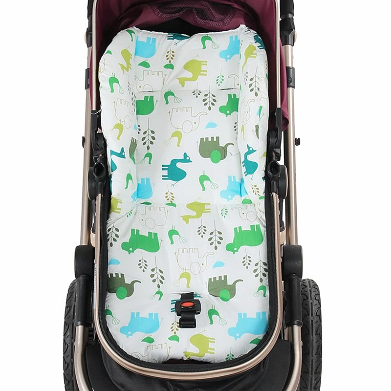 

New Pram Cute Cartoon Comfortable Thicken Polyester Cotton Stroller LinerBaby Chair Cushion Baby Stroller Cushion Stroller Seat
