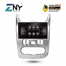 9 “IPS Android 8.0 Car Stereo Radio Auto Per Renault Duster Dacia Logan Sandero Multimedia FM RDS di Navigazione GPS 4 + 32 GB No DVD