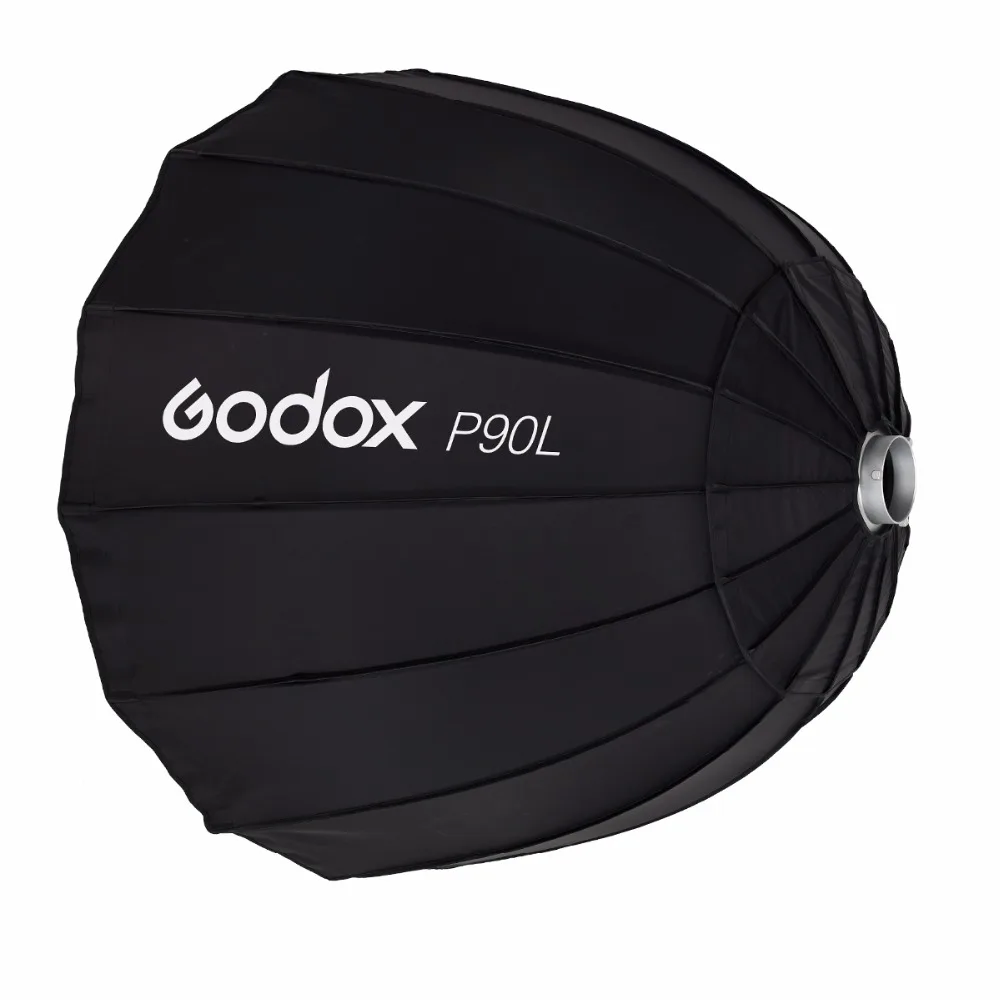 Godox P90L 90 см глубокое параболическое крепление Bowens портативный софтбокс + P90 сетка