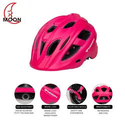 MOON езда на велосипеде шлем сверхлегкий интегрального под давлением велосипедный шлем вентиляции удобные защиты безопасности