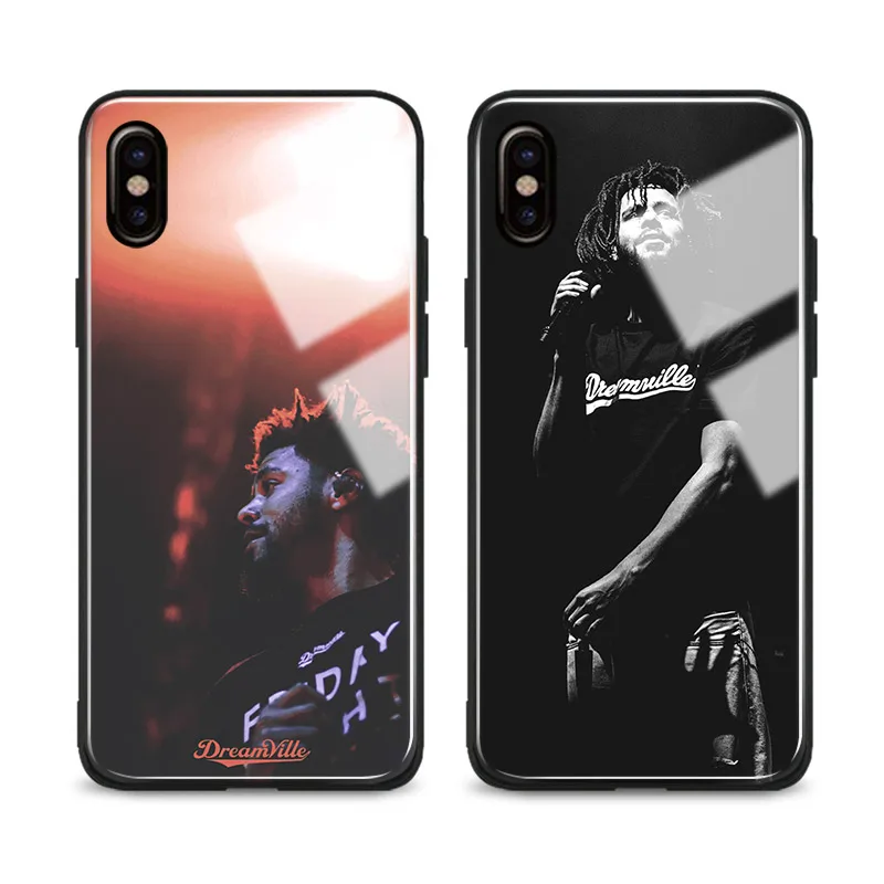 J. COLE rapper hiphop чехол из закаленного стекла для телефона мягкий силиконовый iPhone SE 6 6s