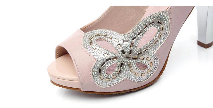 Босоножки на высоком каблуке с открытым носком; обувь на платформе; белая свадебная обувь; босоножки для невесты на платформе; стразы на каблуке; Chaussure Femme Talon