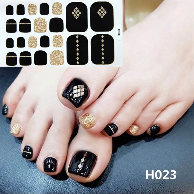 

1 Piece Nail Sticker DIY 3D Sticker Decals Black rivet Tips Manicure Nail Art Decals New Toe nail sticker
