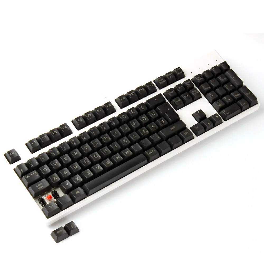 

105 Key Top-printed YMDK Thick PBT Keycap QWERTZ Keyset Hungary ISO Keycap OEM Profile For MX Switches Mechanical Keyboard