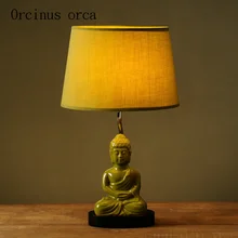 Nordic настольная лампа творческий минималистский современный Ретро лампа Будды спальня прикроватная лампа