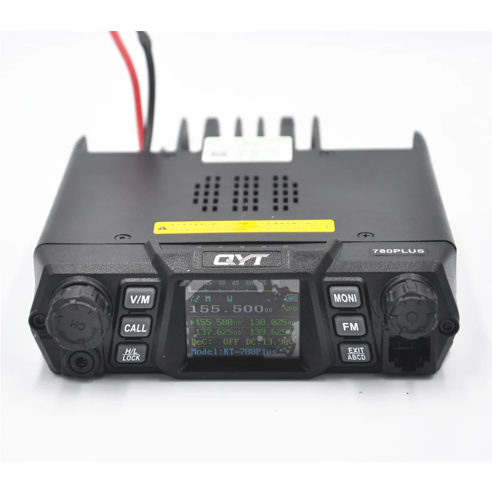 Супер высокая мощность QYT KT-780 plus 100 Вт мощная Мобильная рация VHF 136-174 50-100 км