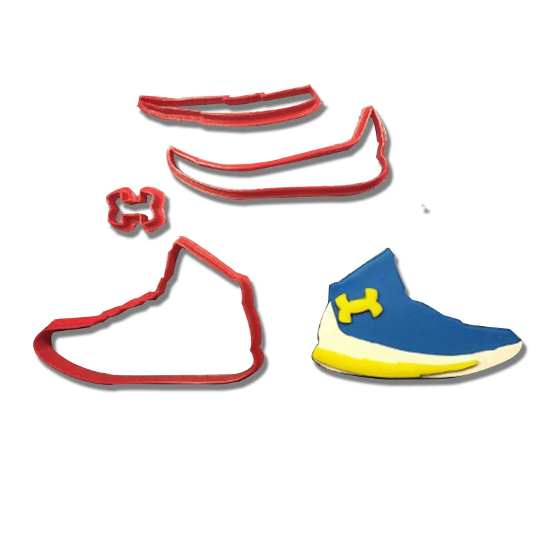 

Profession American Basketball Cookie Cutter Custom Made 3D Printed Fondant Cupcake Top Jersey Shoes Cake Cookie Cutter Set Tool