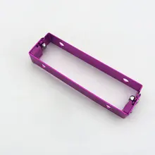 Мотоцикл автомобильный регулируемый угол металлический держатель номерного знака Кронштейн 6 цветов Алюминиевый Кронштейн номерного знака