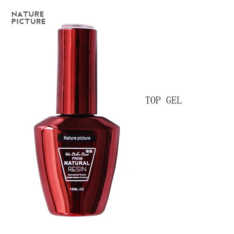 

Top Coat Gel 10ml Soak Off No Wipe Top Coat UV LED Seal Gel Nail Polish Long Lasting Top Gel Polish for Nail Art Design
