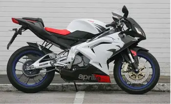 

Injection mold Fairing Kit for Aprilia RS125 06 07 08 09 10 11 RS4 RSV 125 2006 2009 2011 White black Fairings set+7gifts AP05