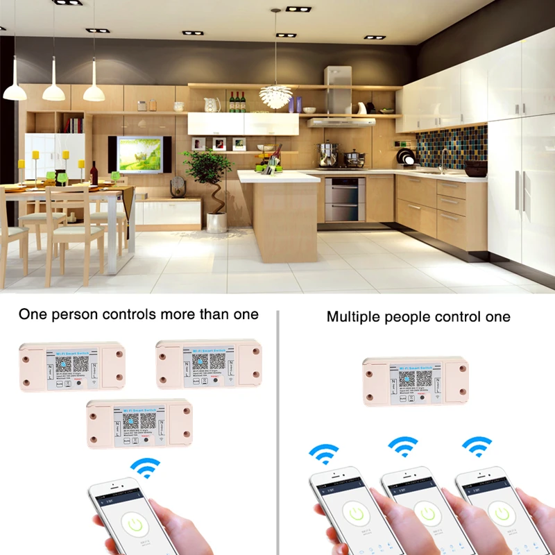 Новое поступление Magic Home Smart Bluetooth WiFi переключатель контроллер AC 100 В-240 В 10A IOS Android приложение всветодио дный кл/выкл таймер светодиодный