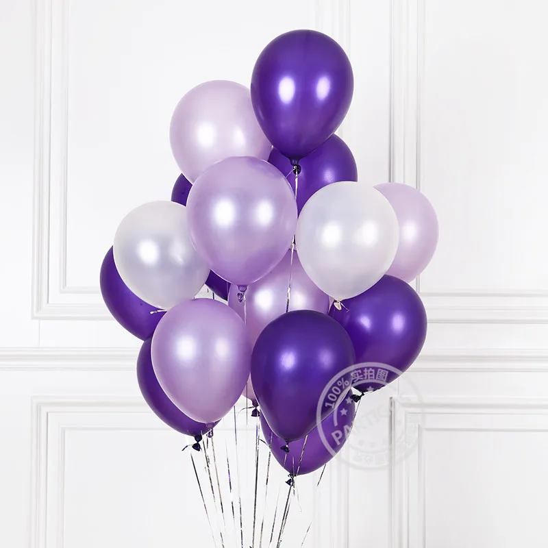 

30pcs 1.5g 10 inch Pearl Latex Balloons Wedding Anniversary Valentine's Day Birthday Party Decor Helium Inflatable Balaos Supply