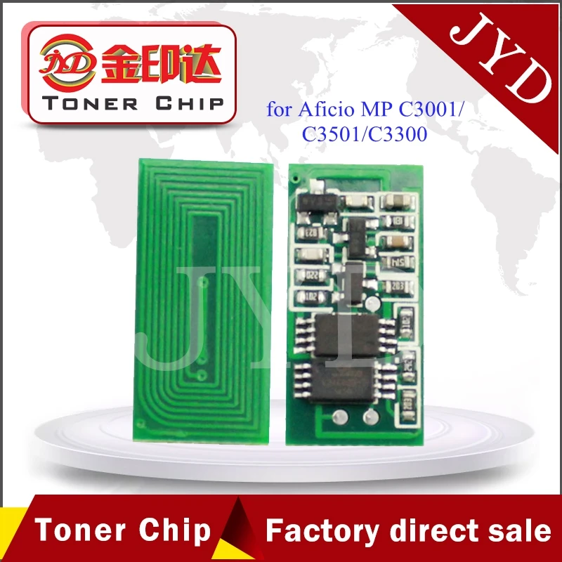 20 штук MPC3501 cartridge чипы сброса для 841420 841423 841422 841421 совместимы Ricoh Aficio MP C3001 C3501 C3300