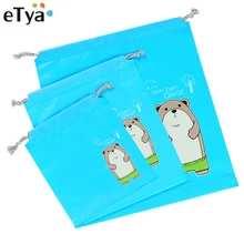 ETya новая мультяшная Детская сумка на шнурке, многофункциональный Женский дорожный мешочек для косметики, сумки для хранения косметики, женская одежда, обувь, сумки