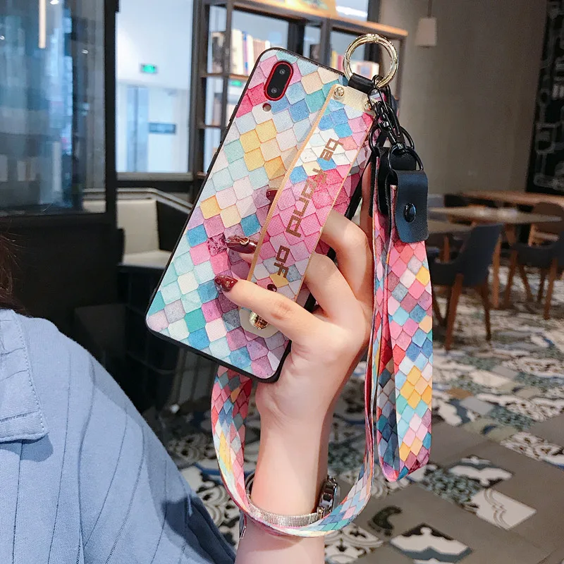 

Lanyard Cases For Huawei P30 P20 Pro Mate 20 Pro Nova 2s 3 3i 3e 4e Wrist Strap Phone Holder Case For Honor 20 Pro 10 Lite 8X