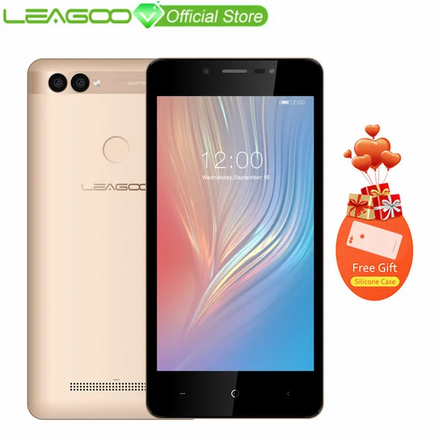 LEAGOO мощность 2 Мобильный телефон 5,0 "HD ips Оперативная память 2 ГБ Встроенная память 16 ГБ Android 8,1 mt6580a четыре ядра двойной Камера сзади отпечатков пальцев Смартфон 3G