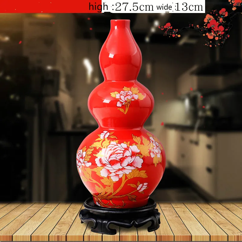 Цзиндэчжэнь керамическая ваза домашнее расположение Цветочная композиция гостиная украшения ремесла композиция G