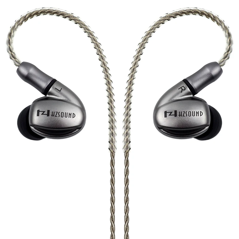 Новое поступление hzsound HZ5 наушников HiFi лихорадка тяжелый бас металлических MMCX