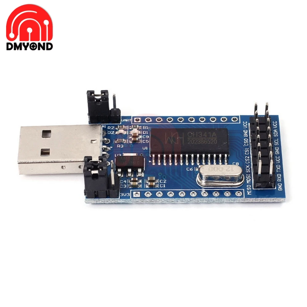 Программист USB для UART IIC SPI I2C Интерфейс CH341A преобразователь параллельного Порты и