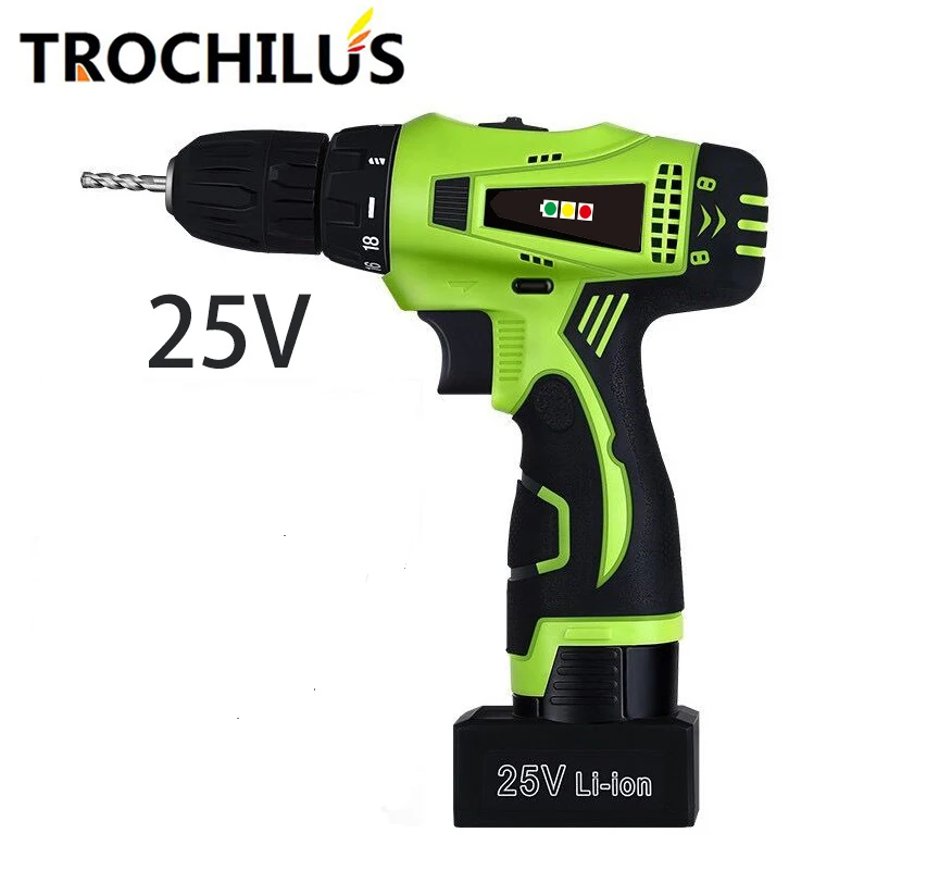 

25V Multifunction Power Tools Cordless Electric Drill Electric Screwdriver with Lithium Battery Rechargeable Miniature Drill