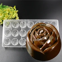 Последние 21 полостей круглый розовый полиэтилен пе Прозрачная форма для DIY домашнего изготовления шоколадное печенье молды Бико де конфетар Руссо