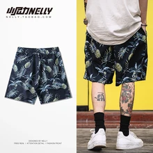 NELLY летние английские пляжные шорты мужские повседневные спортивные Молодежные модный скейтборд шорты хип хоп Уличная