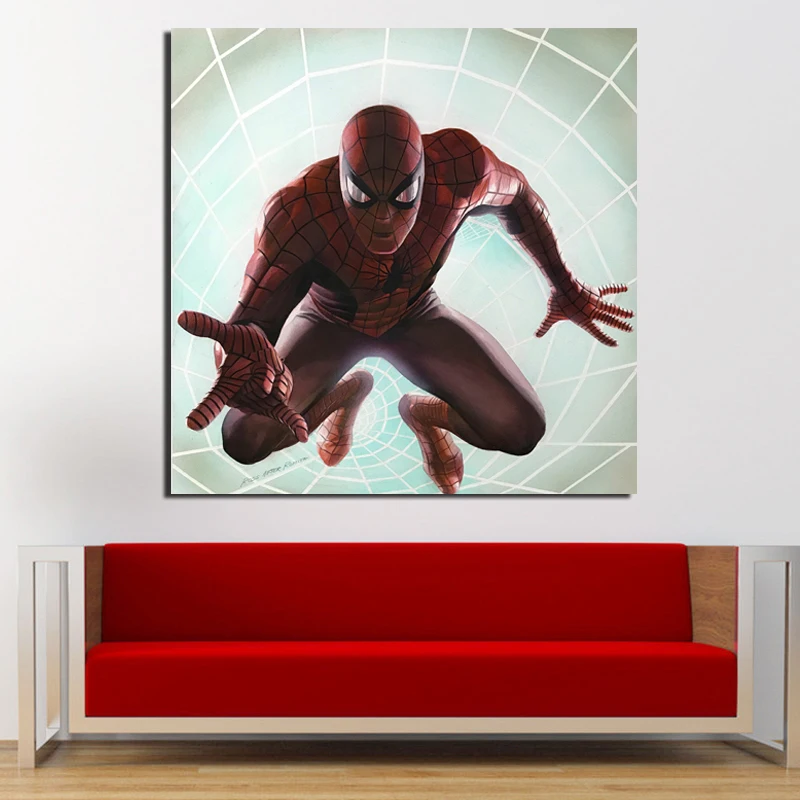 

Marvel Alex Ross Spider Man Canvas Painting Print Living Room Home Decoration Modern Wall Art Oil Painting Posters Pictures Art