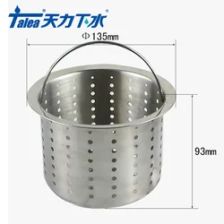 Talea New Stainless Steel Kitchen Sink Strainer Waste Plug Drain Stopper Filter Basket