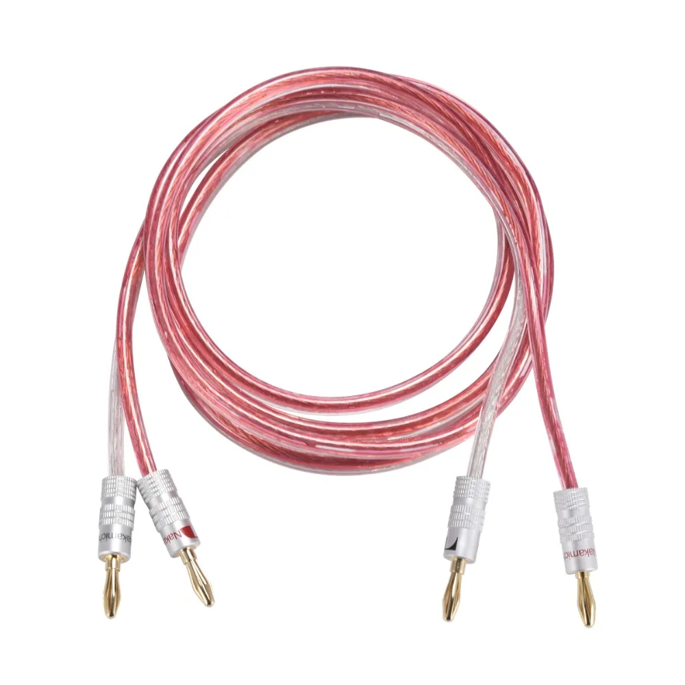 Акустический кабель серии 16awg позолоченный банан 4 шт./комплект|Кабели VGA| |