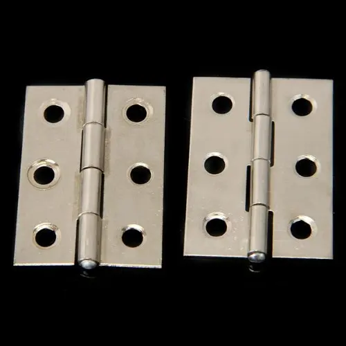 Beste 5x2 stks Rvs 2 inch 4.4x3.1 cm Kastdeur Scharnieren Hardware Best Selling