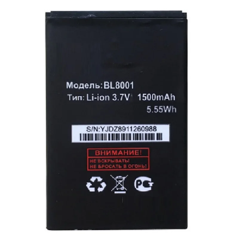 

for FLY BL8001 BL 8001 IQ4490 IQ 4490 Battery 3.7V 1500mAh High Quality Mobile Cell Phone Replacement Li-ion Battery Batteries