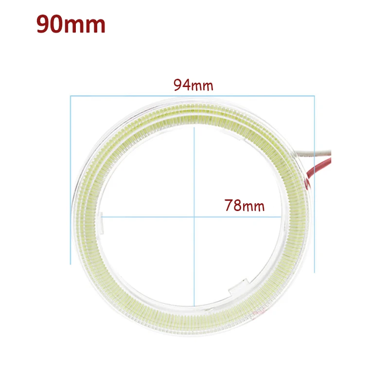 Cnparts автомобиля Ангельские глазки для Ford Focus 2 3 VW Passat B6 B5 B7 аксессуары: 60, 70, 80, 90, 100 110 120 мм Halo Кольцо со светильниками 12V