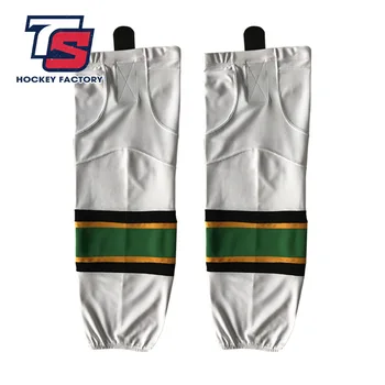 

Coldindoor free shipping 100% Polyester Breathable white Ice Hockey Socks Cheap Shin Guards W033 high quality men women sport