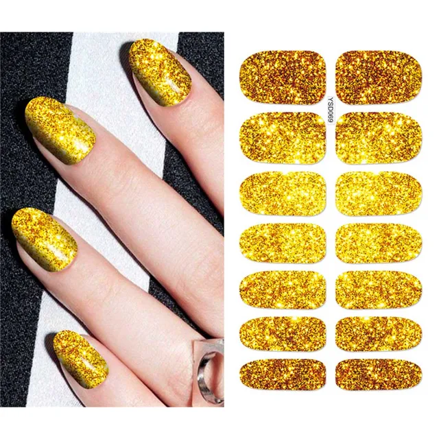 1 Pcs Luxury Golden Nail Stickers Erfly Series Water Decal Plant 1 Pcs Luxury Golden Nail Stickers Erfly Series Water Decal Plant Pattern Manicure Sticker