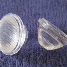 Футов-20 высокое качество светодиодных оптические линзы, объектив Размеры: 20X10,55 мм, степень: 60, ПММА материалов, поверхность сетки