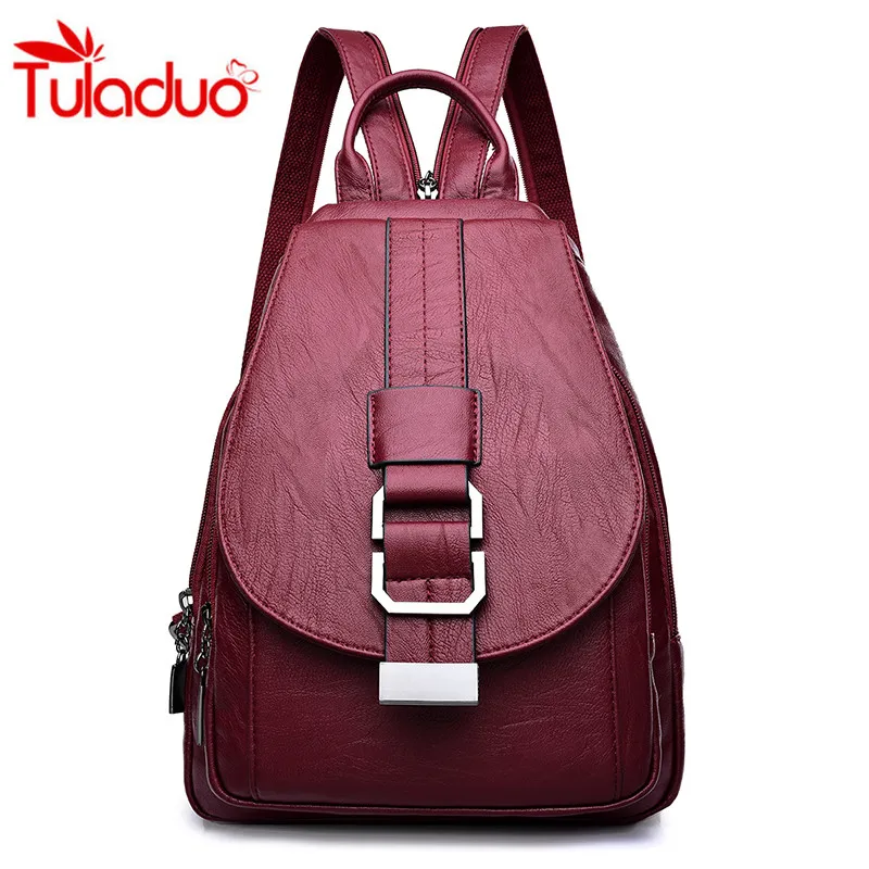 

2018 High Quality Backpack Fashion Women's Multifunction Backpack Chest Bag Women Shoulder Bags Female School Travel Bag Mochila