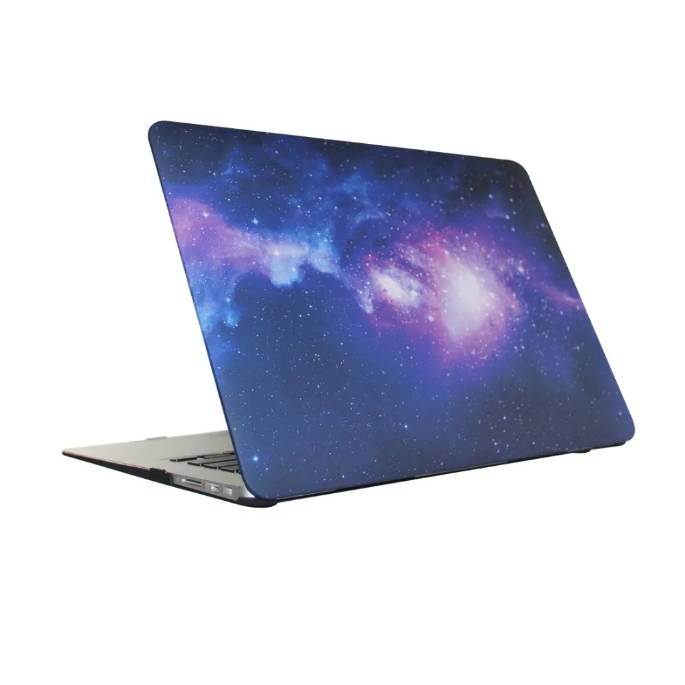 RyGou для MacBook Air 13 Чехол, Galaxy Print пластиковый защелкивающийся чехол s подходит для Mac Book Air 11 13 A1932 A1370 A1465 A1369 A1466 чехол