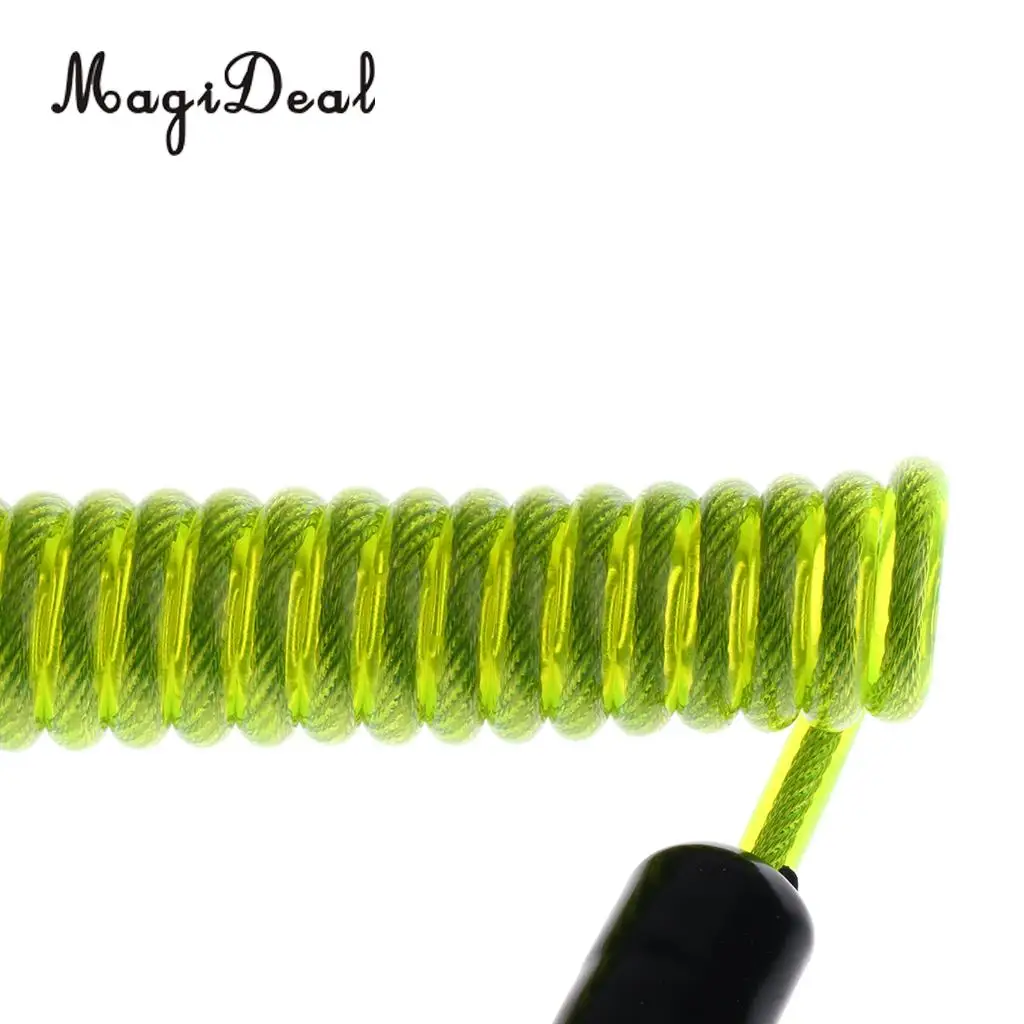 MagiDeal Professional Scuba Diving Spiral Spring Coil Lanyard Safety Emergency Tool for Outdoor Climbing Underwater Photography