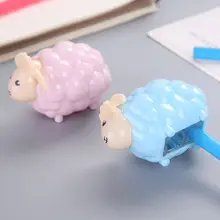 1 шт. милые Мультяшные животные каваи маленькая точилка для карандашей ягненка с двойным отверстием маленькая овечка точилка для детские школьные принадлежности