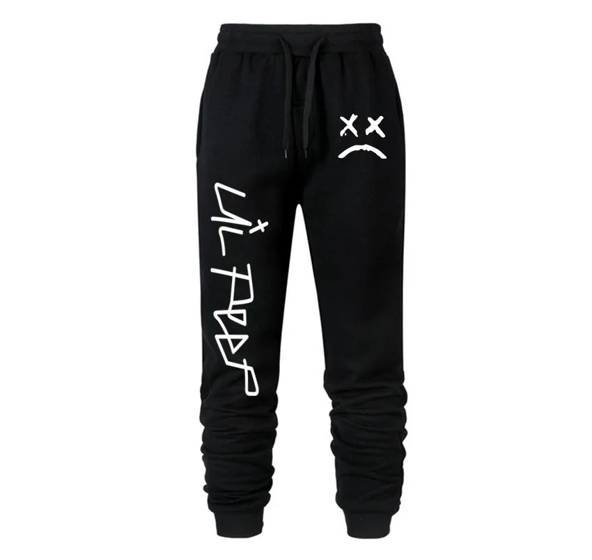 Love lil. peep мужские Брендовые брюки с несколькими карманами, брюки в стиле хип-хоп, мужские брюки, мужские одноцветные брюки для бега, спортивные штаны, большие размеры, S-XXXL - Цвет: Black139-144