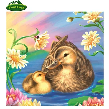 

Diy 5D Canvas Home Decoration Diamond Painting Ducks Icon Rhinestones Embroidery Animal Beaded Cross Stitch Puzzle Picture