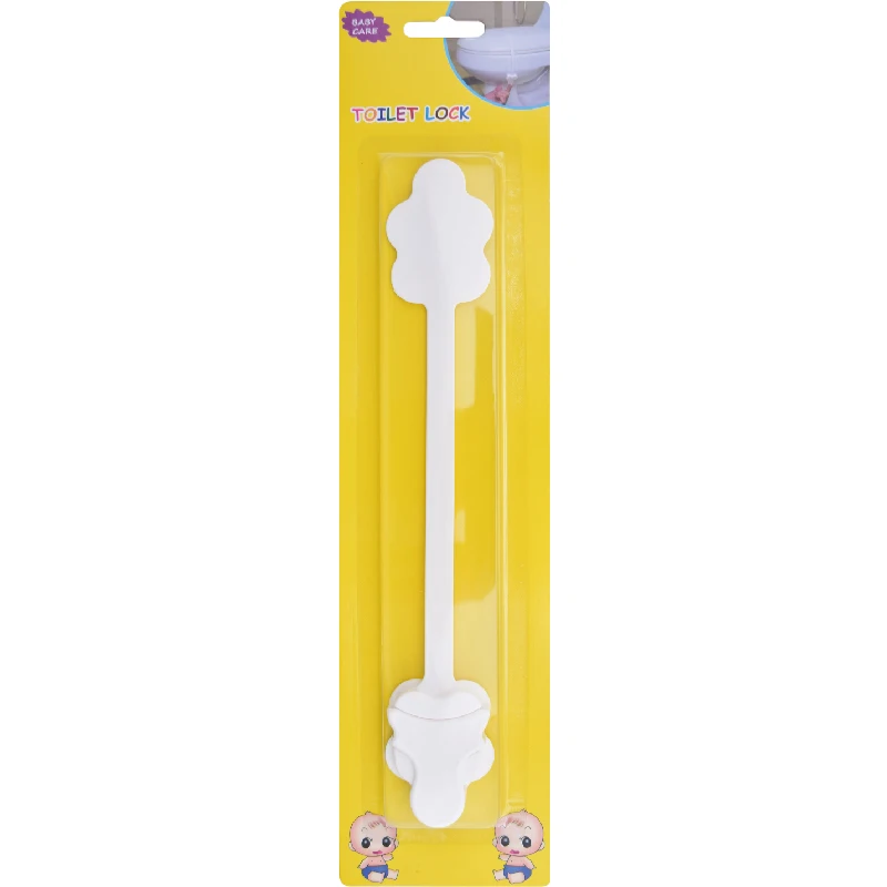 Children Protection PP Safety Plastic Lengthen Toilet Door Lock Baby